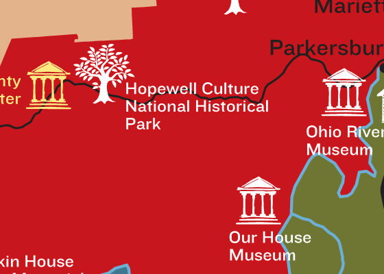 Visit Appalachia Map