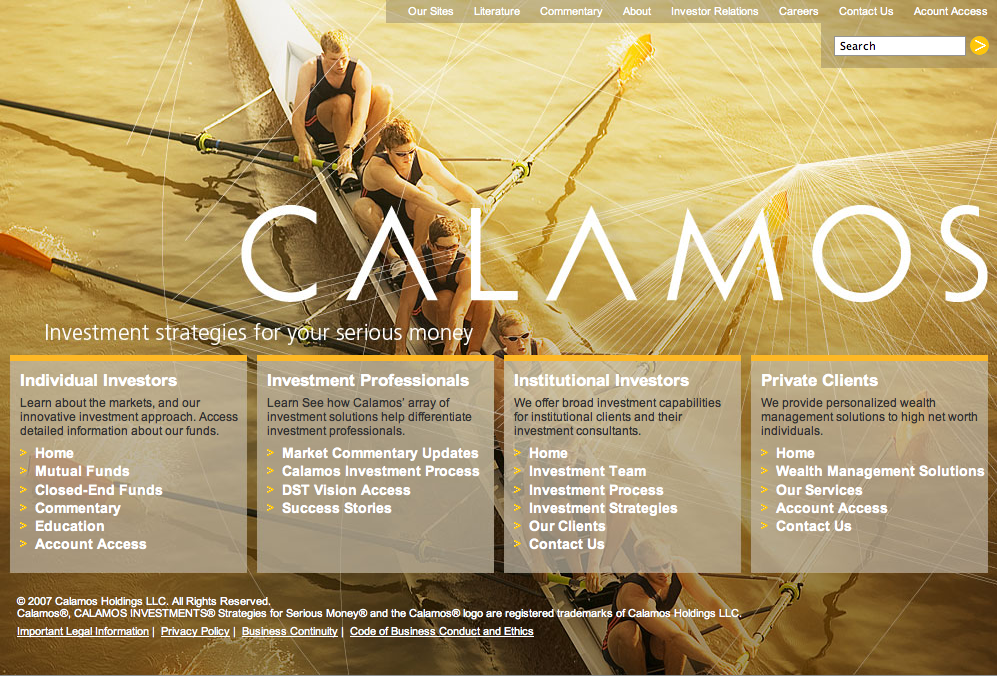 Project image 2 for Identity, Calamos Investments 