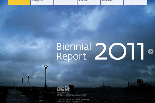 Fresh image 1 from Fresh Project: Biennial Report for the New York City Office of Emergency Management