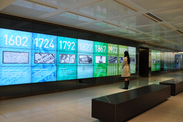 Fresh image 1 from Fresh Project: NYSE Timeline Wall