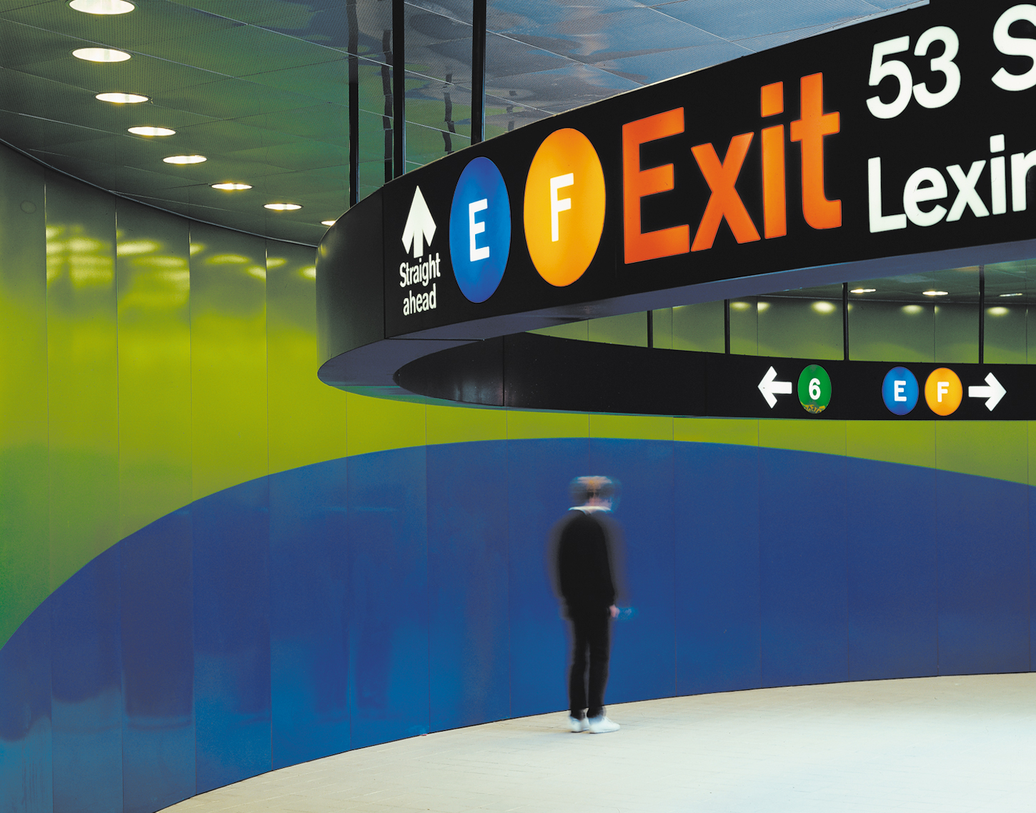 Project image 1 for 53rd & Lex Subway Signage, Metropolitan Transit Authority