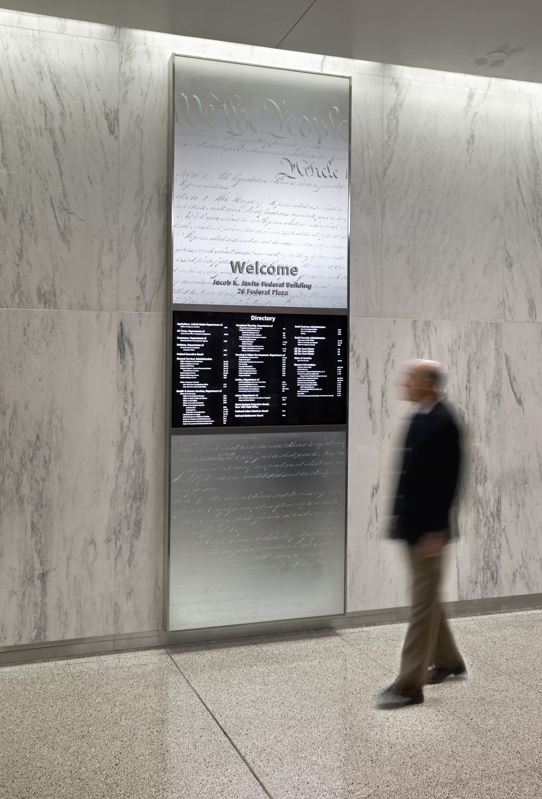 Project image 2 for Javits Federal Building Signage, General Services Administration