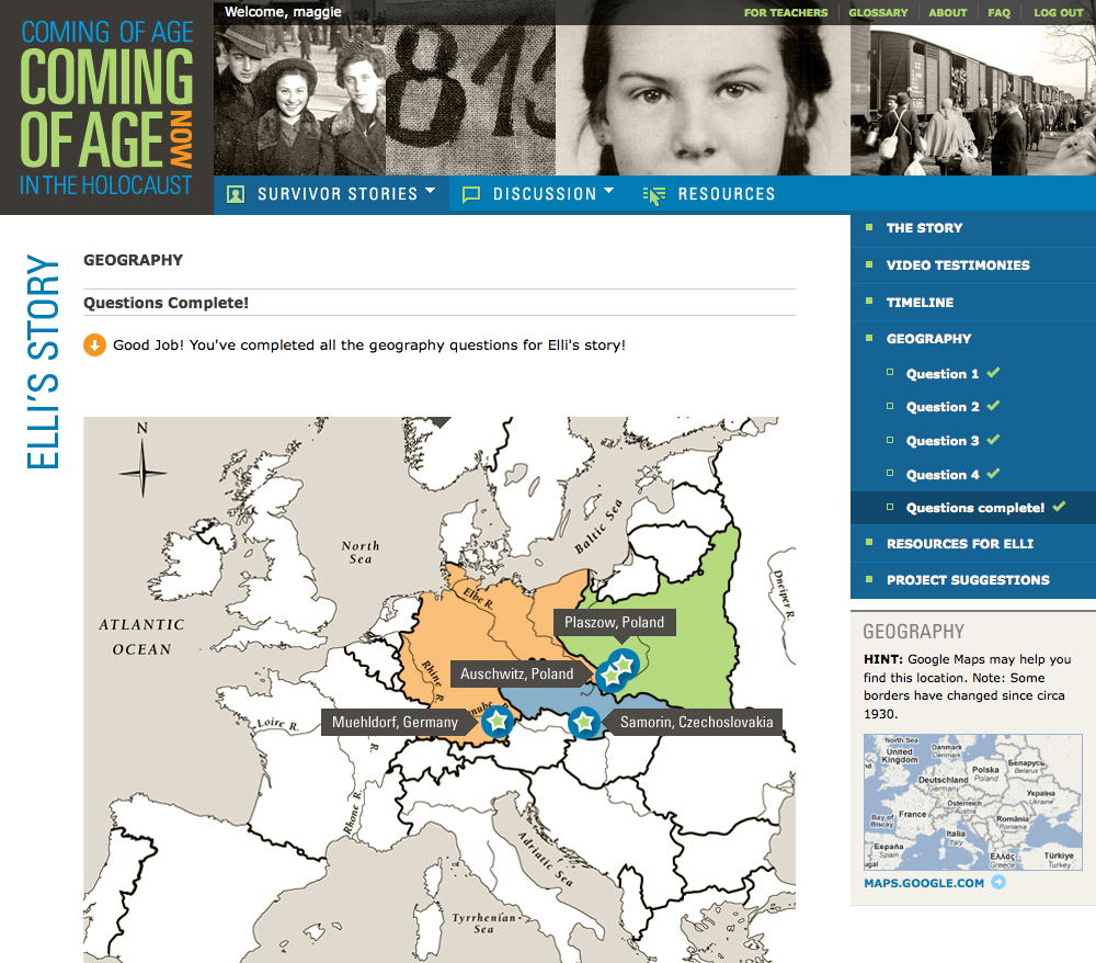 Project image 6 for Coming of Age in the Holocaust, Coming of Age Now Website, Museum of Jewish Heritage