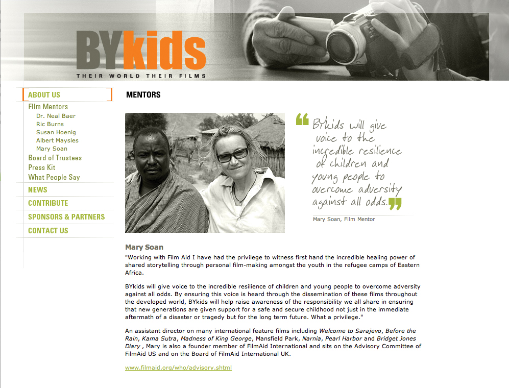 Project image 2 for Website, BYkids