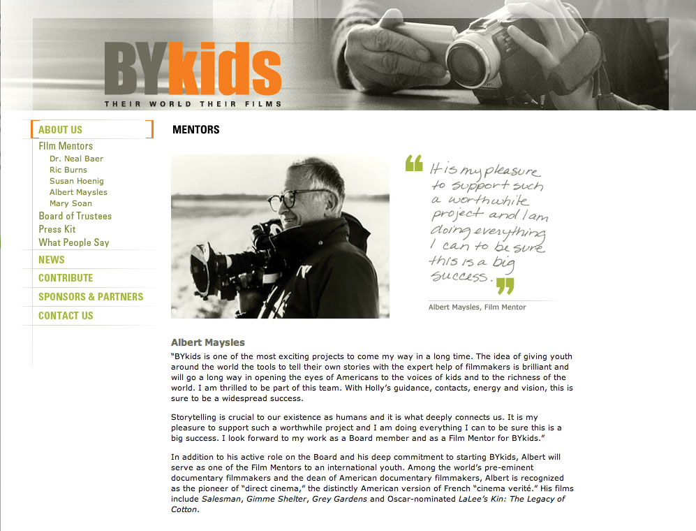Project image 3 for Website, BYkids