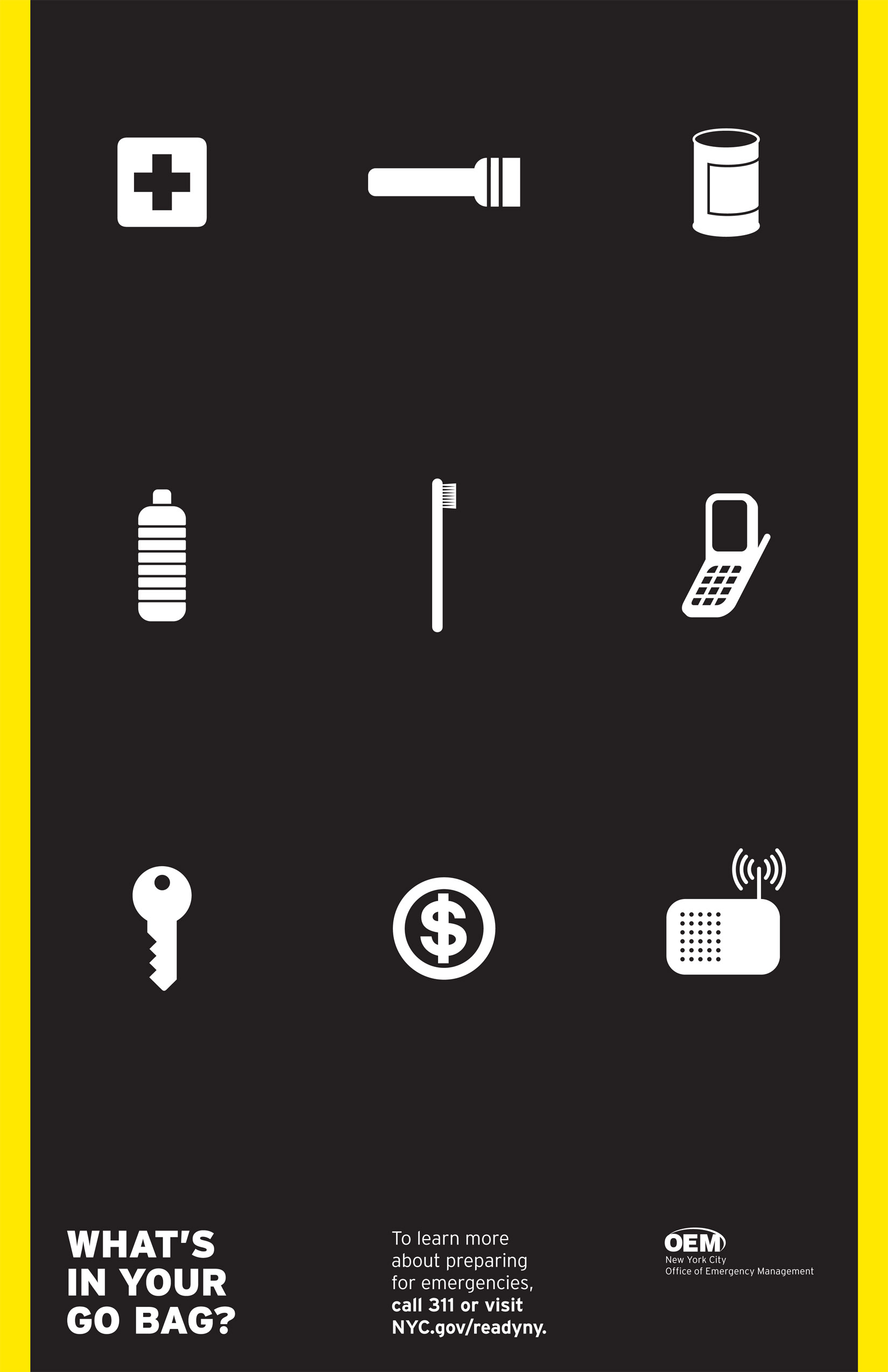 Project image 2 for Brochures, New York City Office of Emergency Management