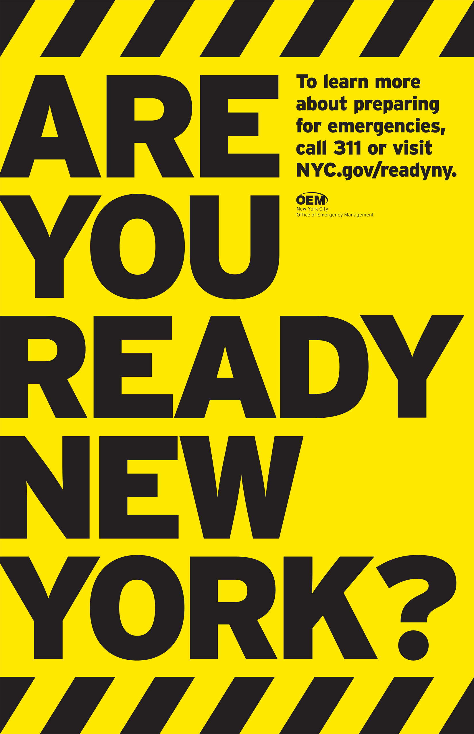 Project image 1 for Brochures, New York City Office of Emergency Management