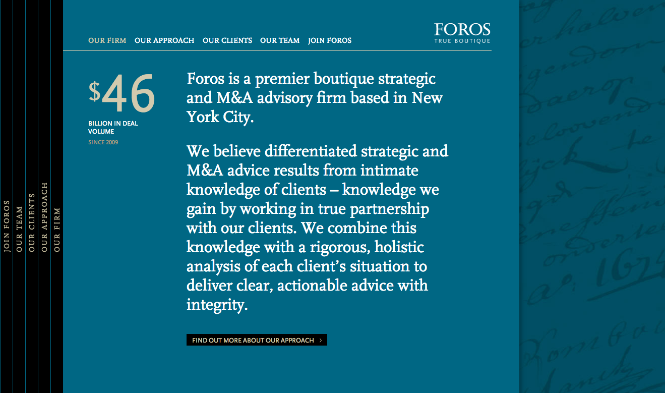 Project image 1 for Website, Foros