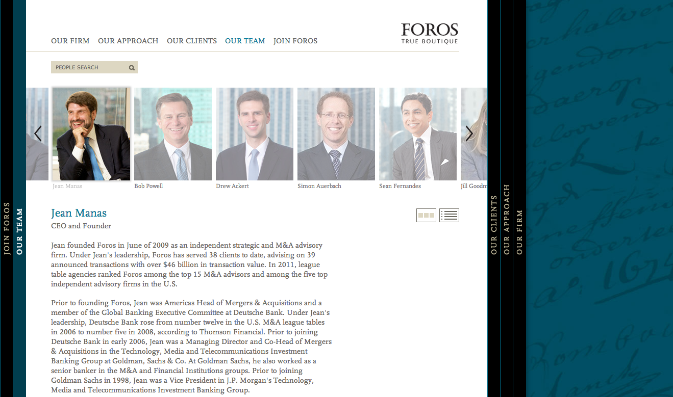 Project image 2 for Website, Foros