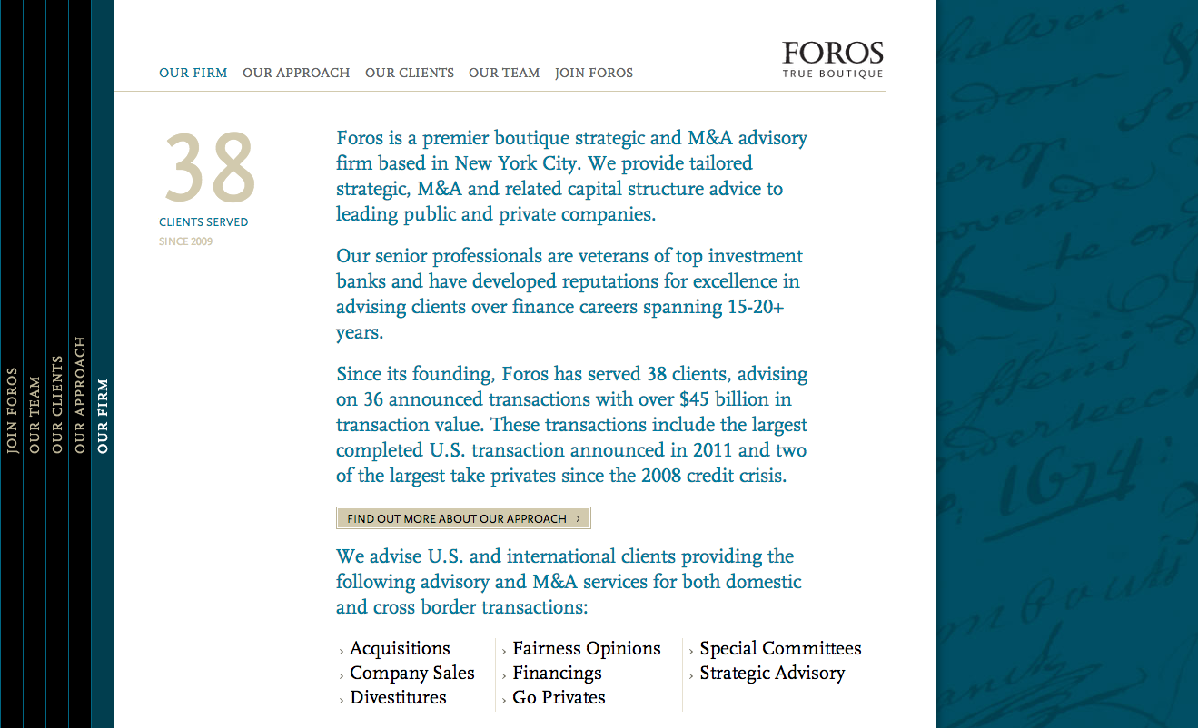 Project image 3 for Website, Foros