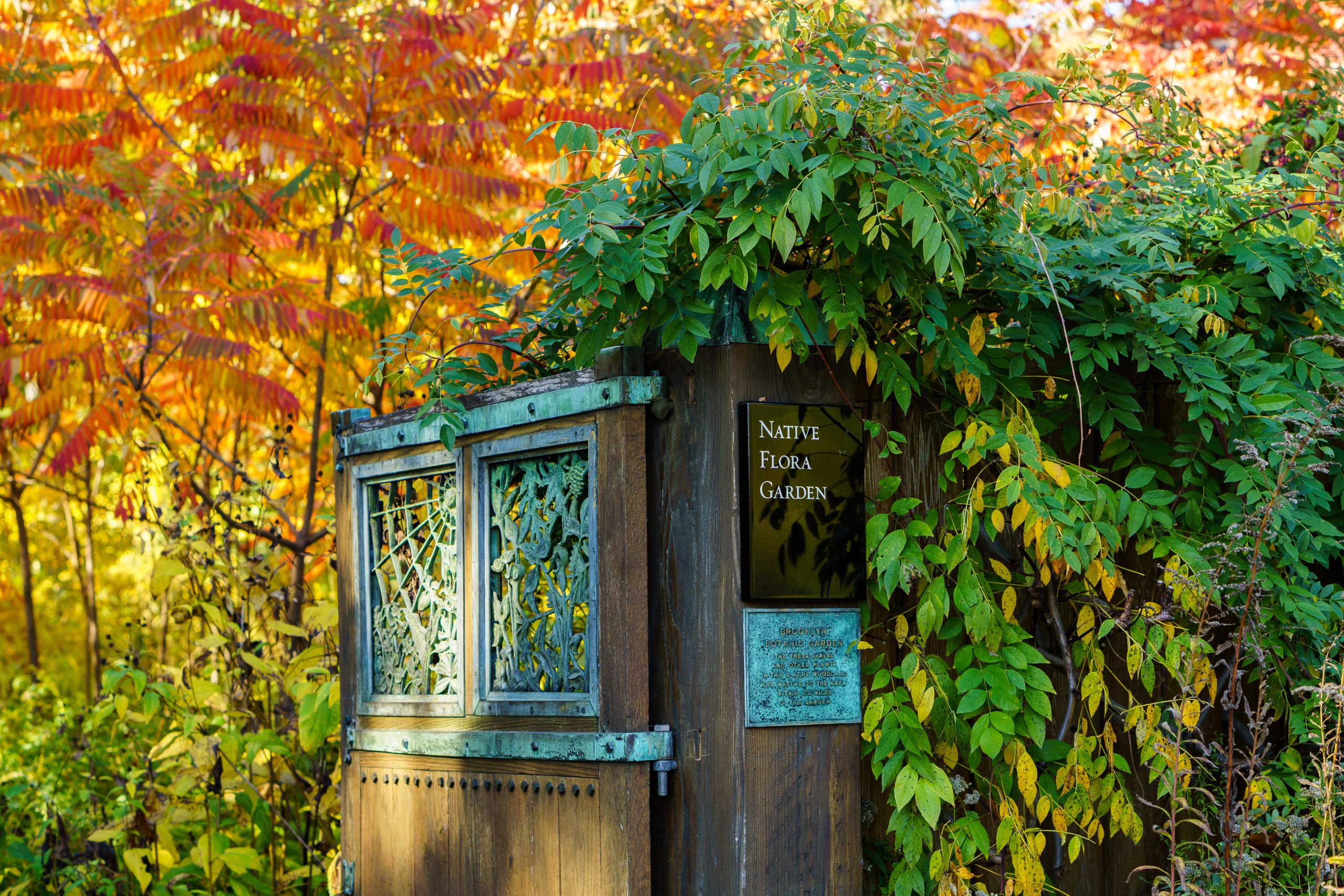 Brooklyn Botanic Garden C&G Partners signage