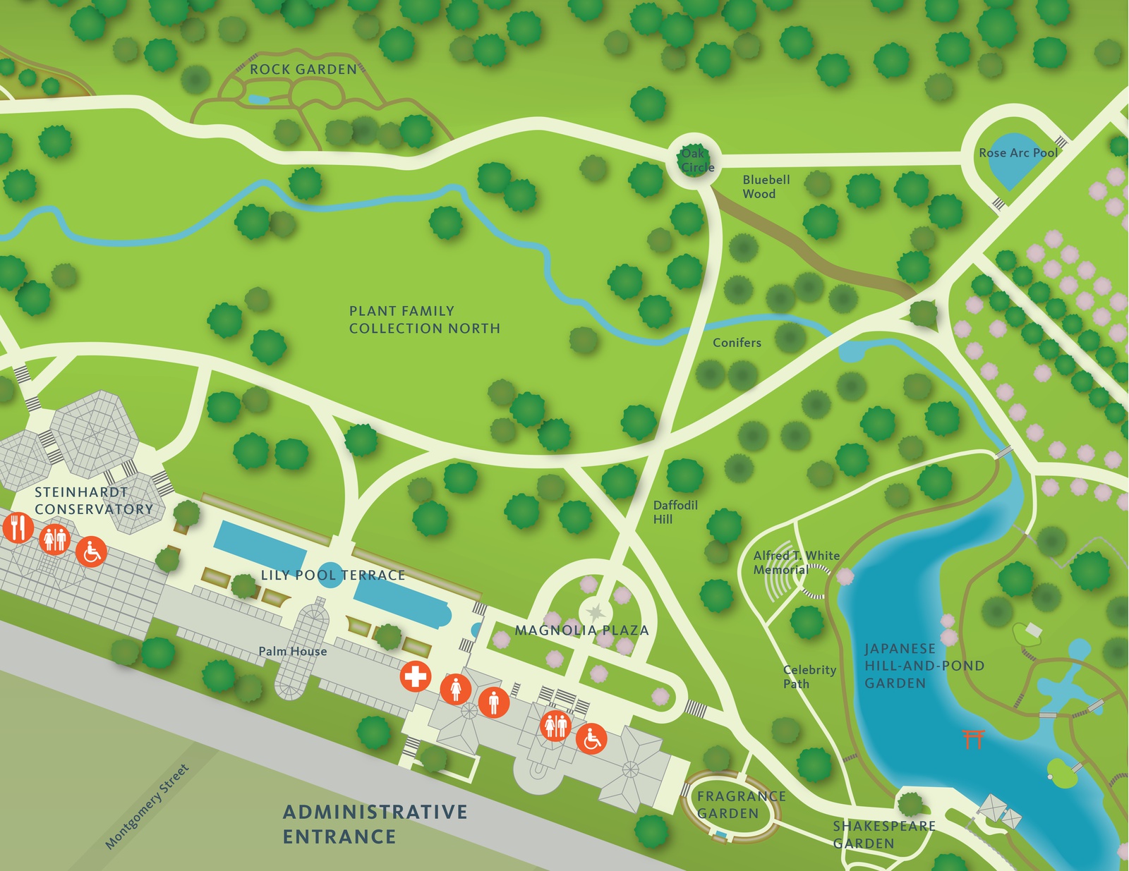 Project Image for Infographics, Brooklyn Botanic Garden Extreme Closeup