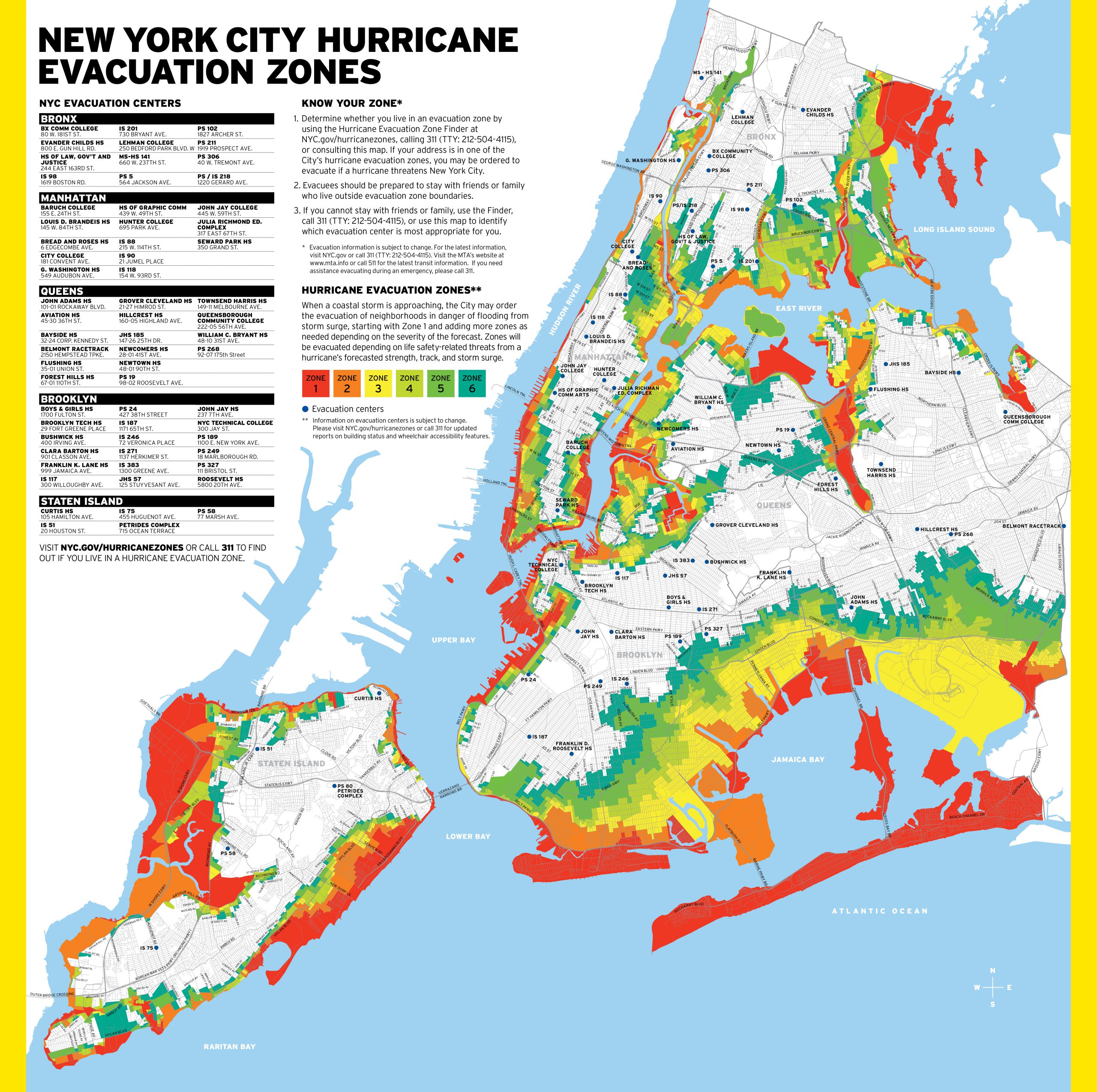 Project image 1 for Hurricane Map, New York City Office of Emergency Management