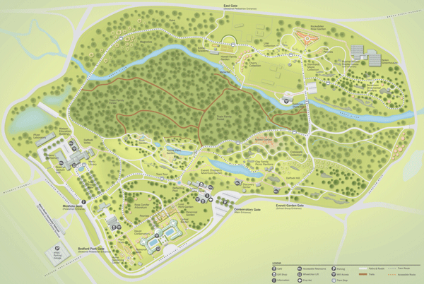 New York Botanical Garden Map