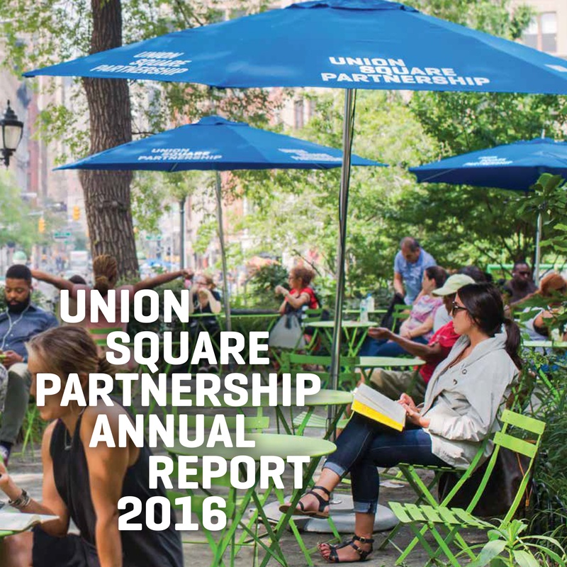 Union Square Partnership Annual Report Cover