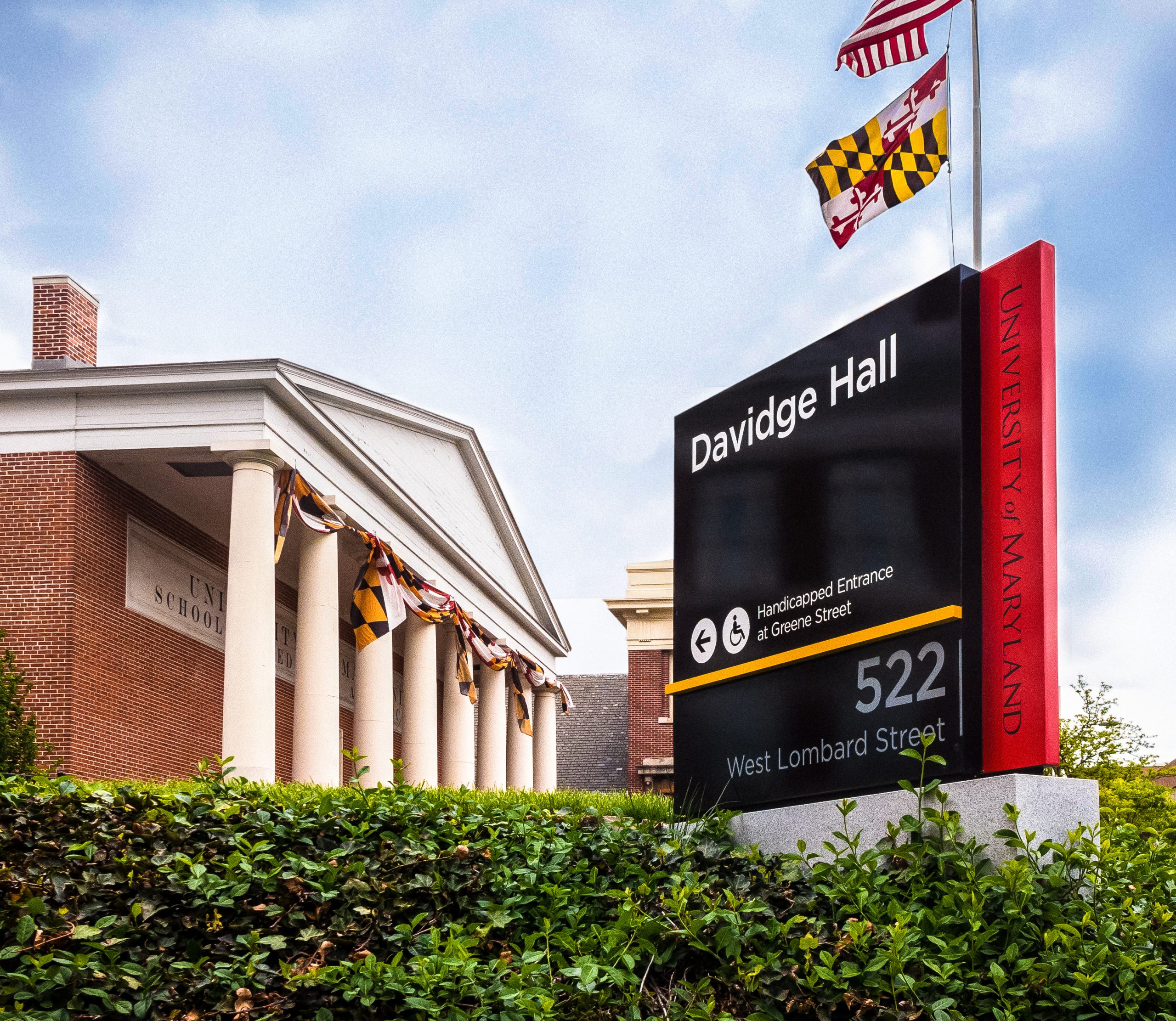 University of Maryland Signage