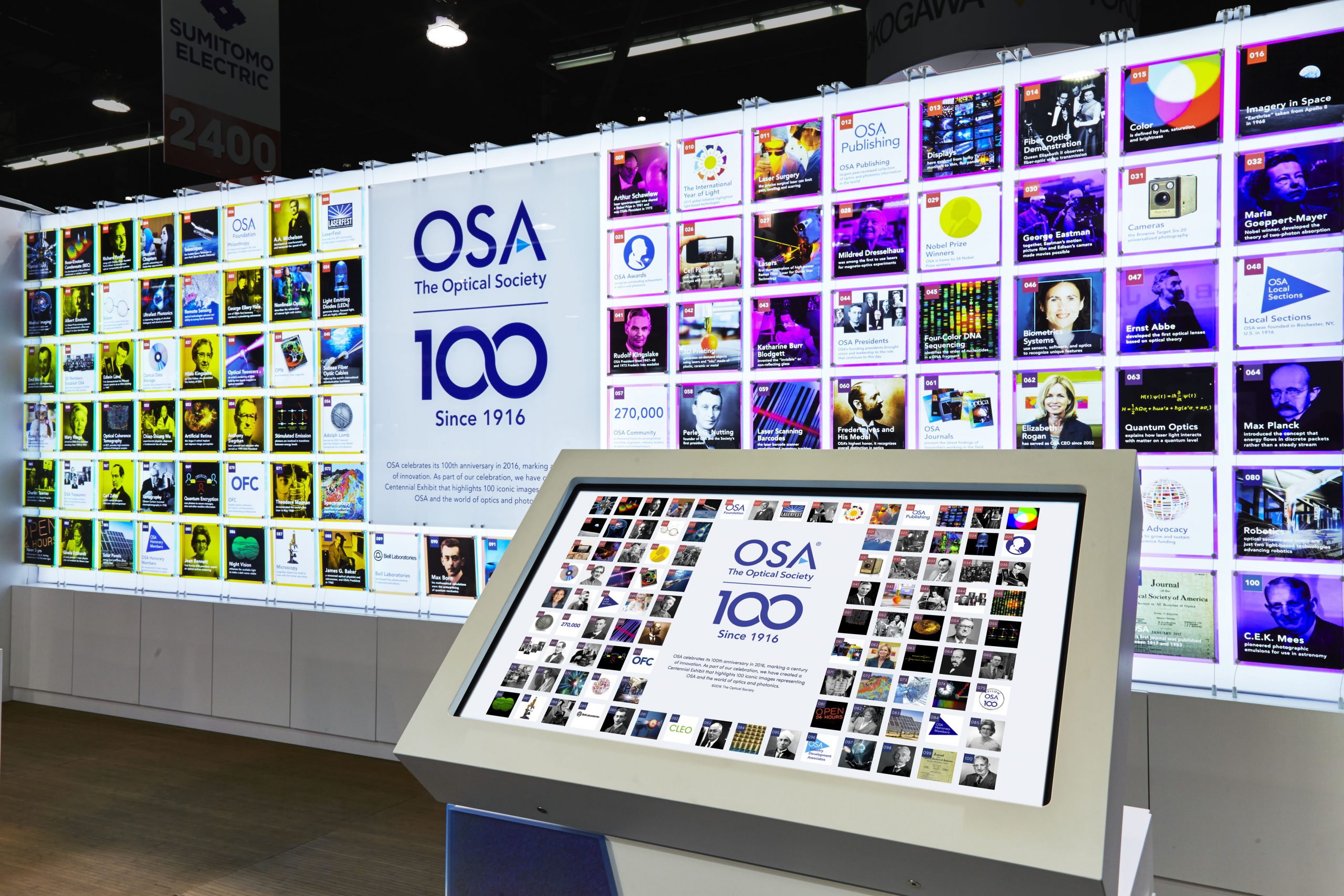 The Optical Society centennial celebration