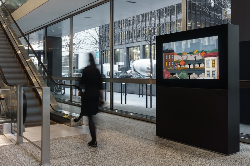 Digital Signage Design JPMorgan Chase & Co.