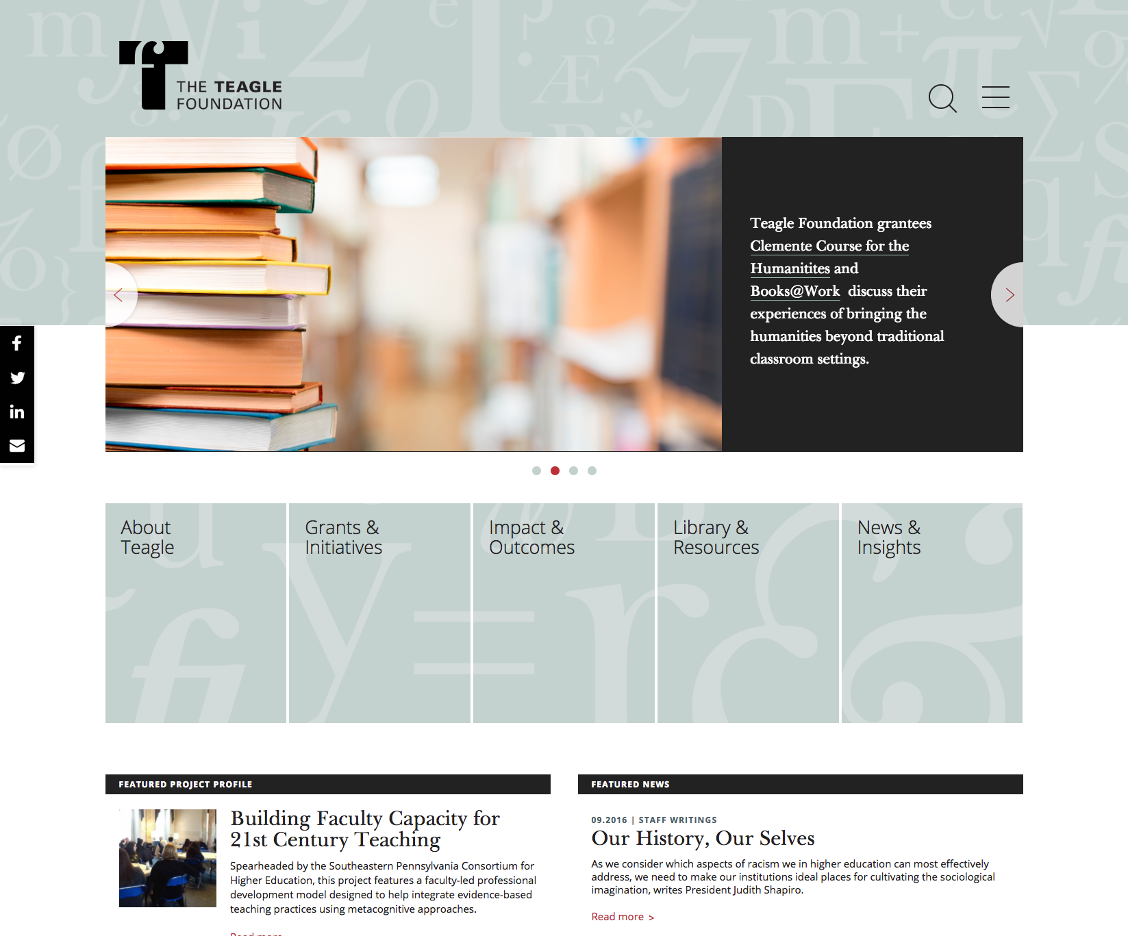 Teagle Website Home