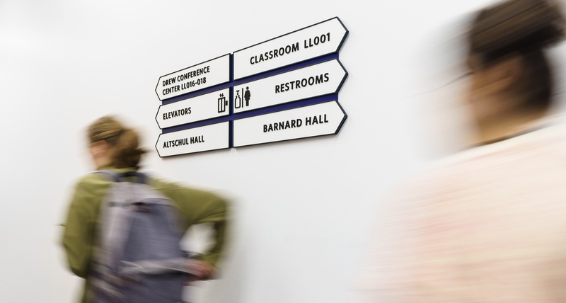 Milstein-Center-Barnard-College-Signage-Wayfinding-design