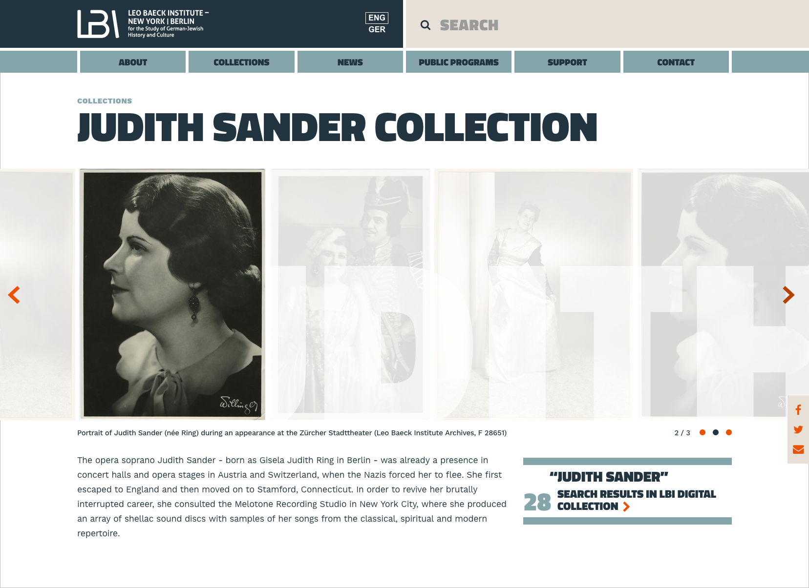 Web Design for Historic Archives