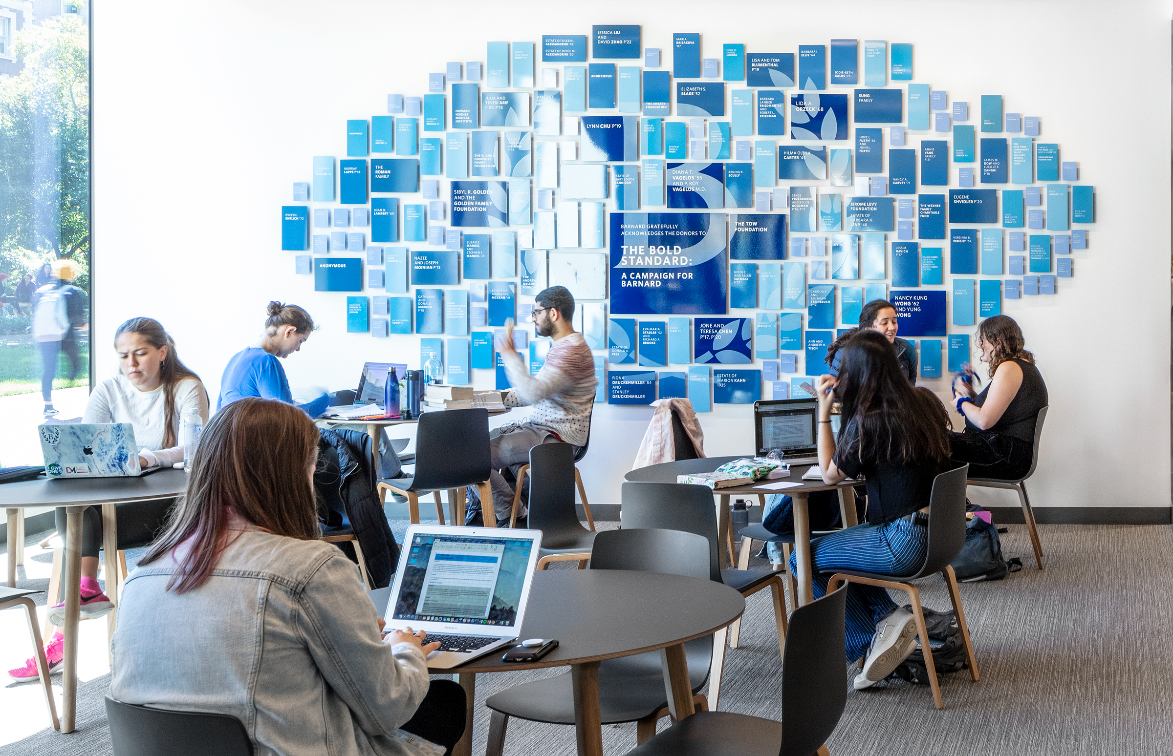 Barnard College Donor Wall