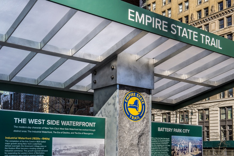 Empire State Trail Signage Design