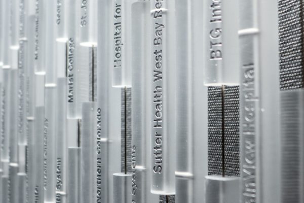 Curtain of Names & Data Art