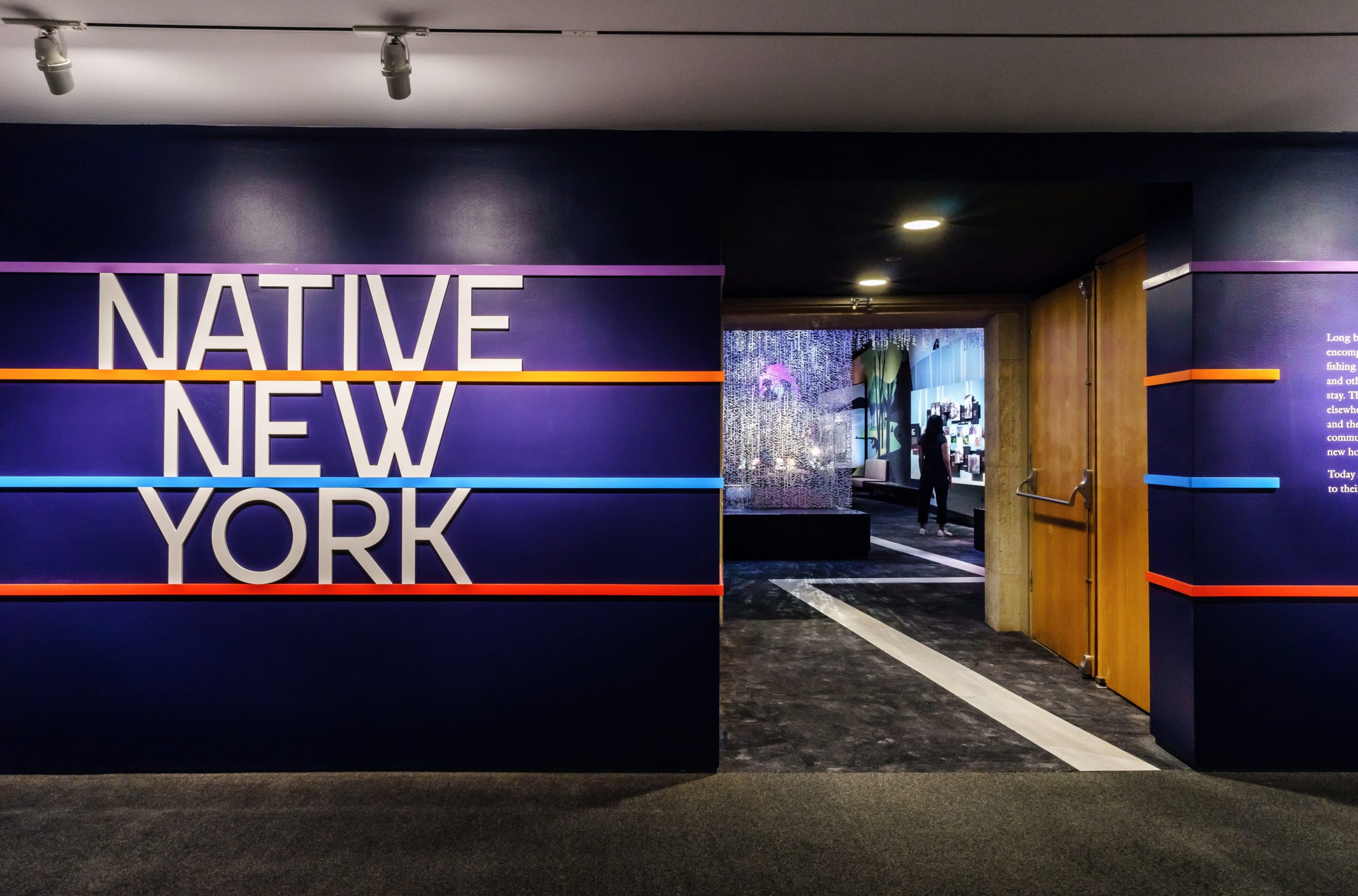 Native New York Exhibit Logo Design