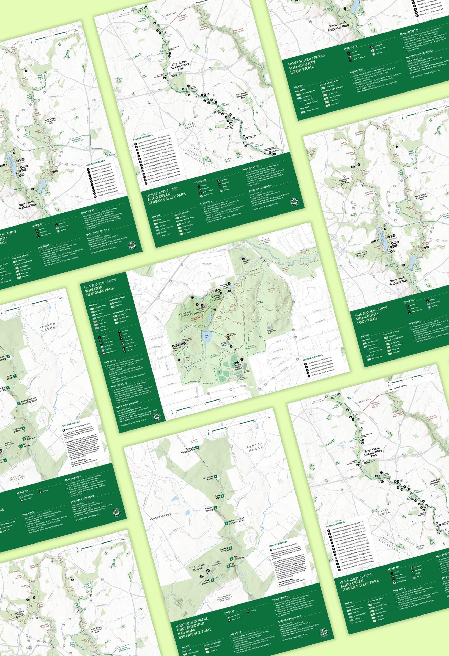 Trail Map Maryland-National Capital Park