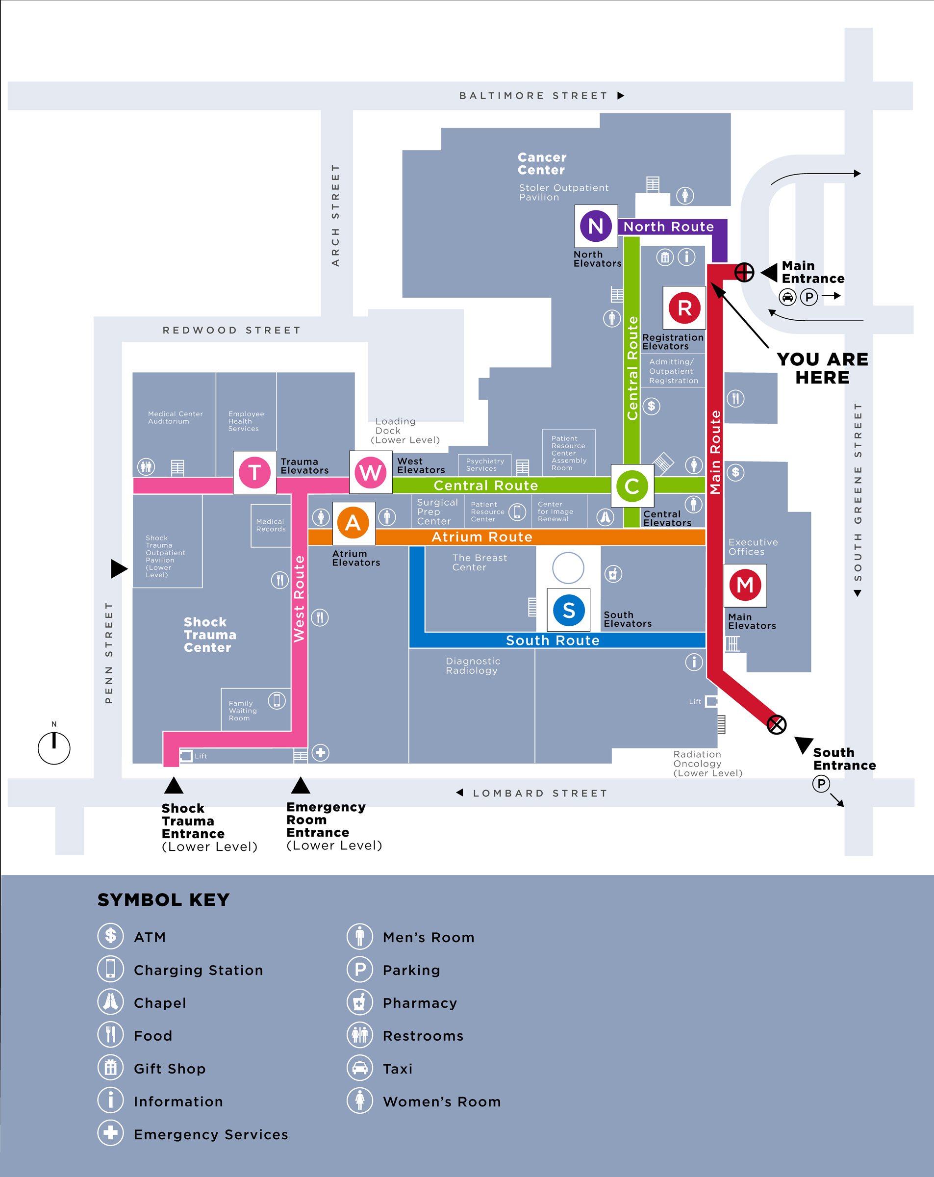 University of Maryland Medical Center Map